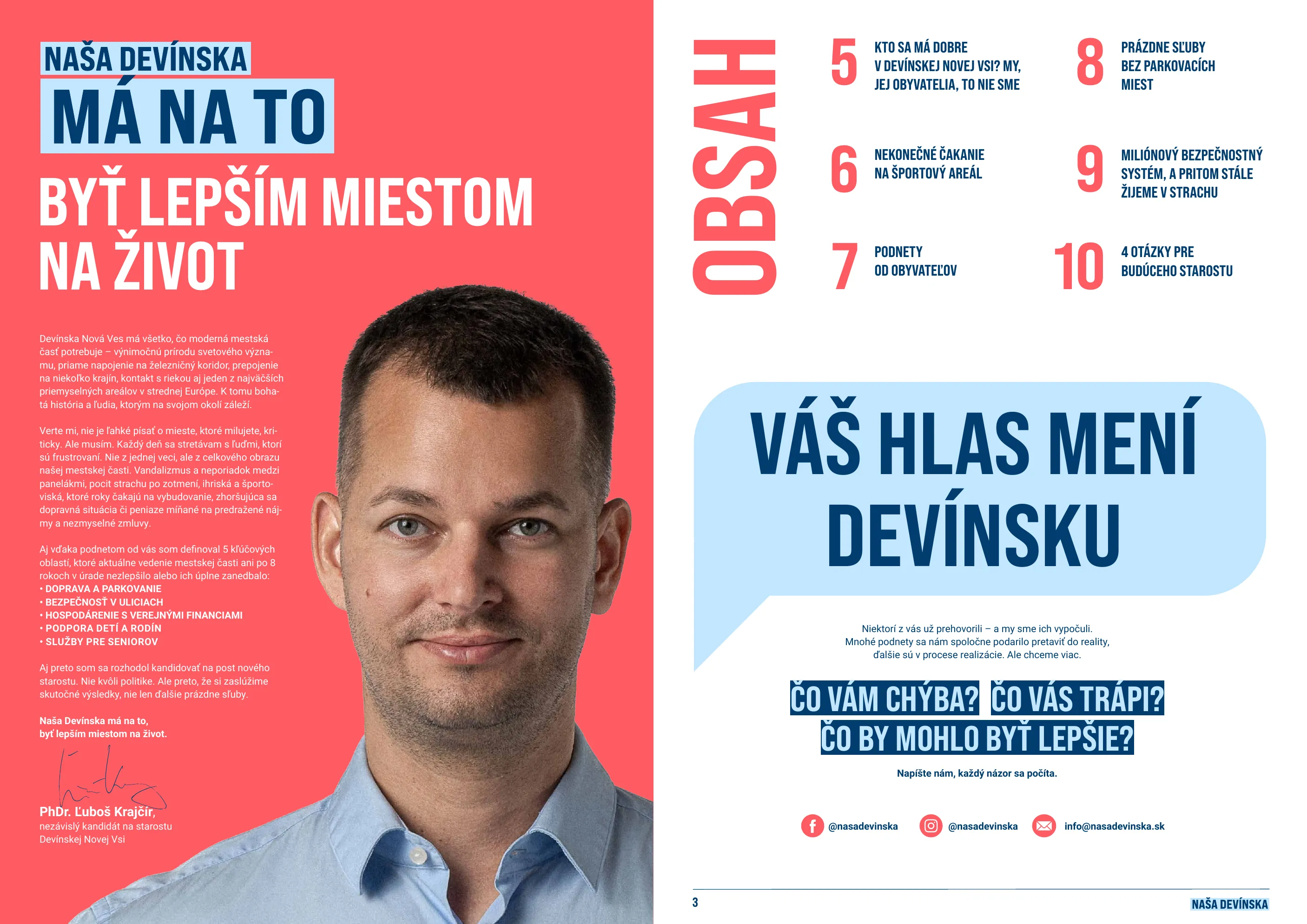 Časopis Naša Devínska, strana 2