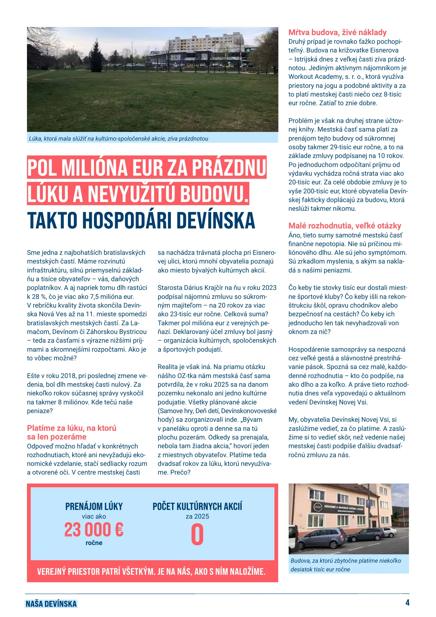 Časopis Naša Devínska, strana 4