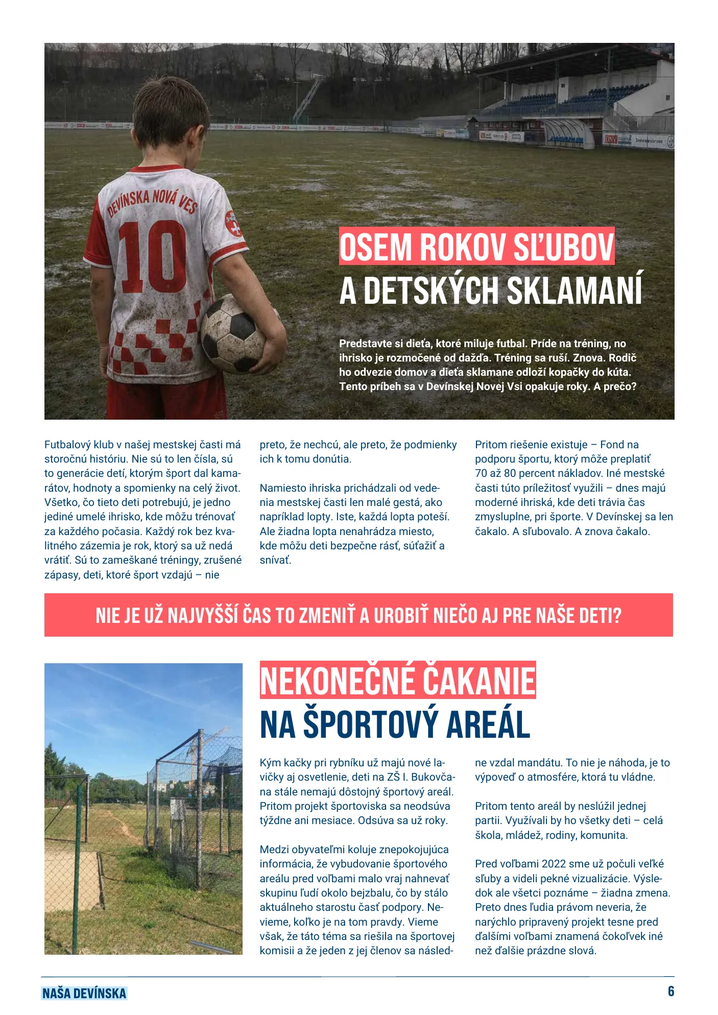 Časopis Naša Devínska, strana 6