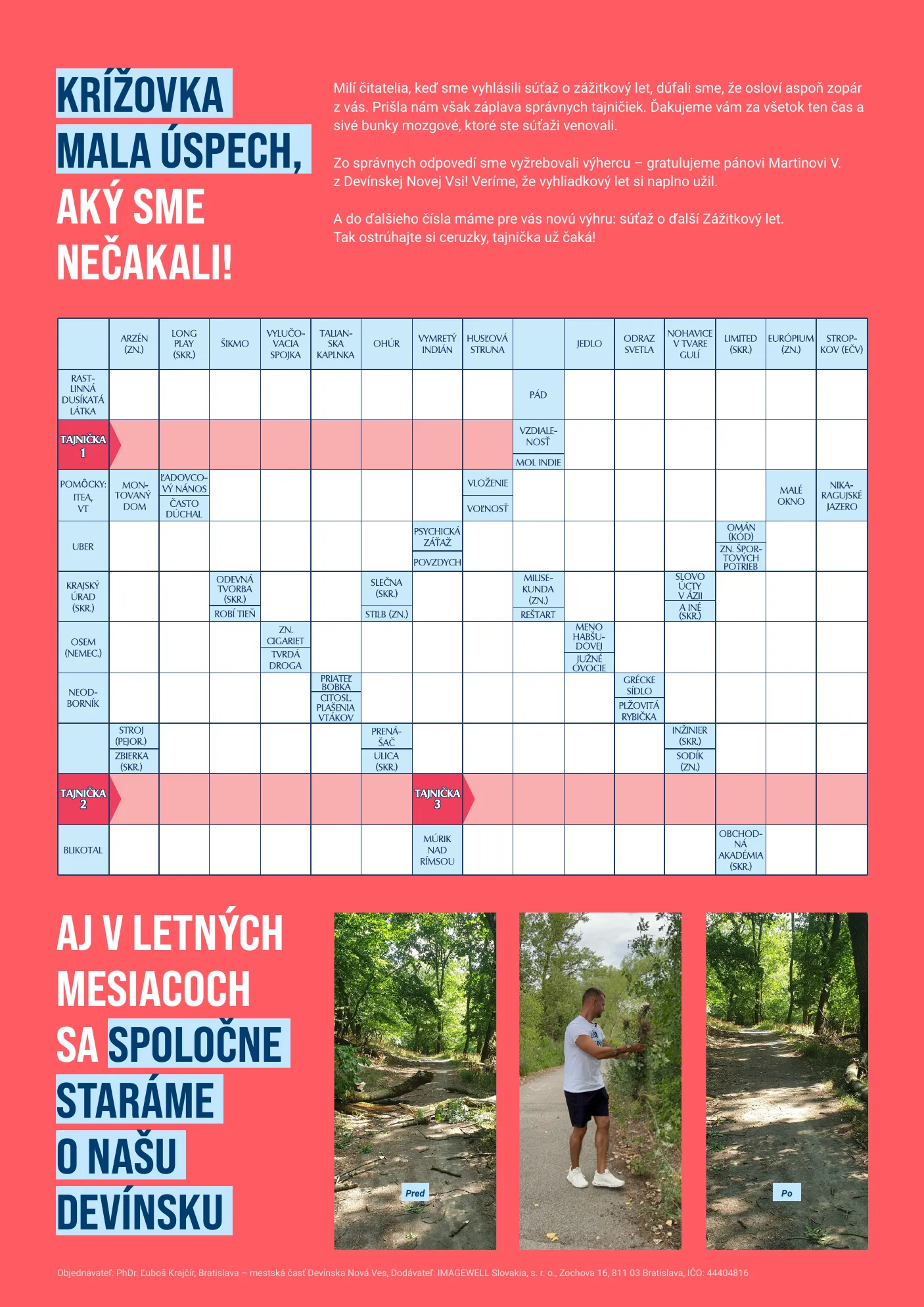 Časopis Naša Devínska, august 2026, strana 7