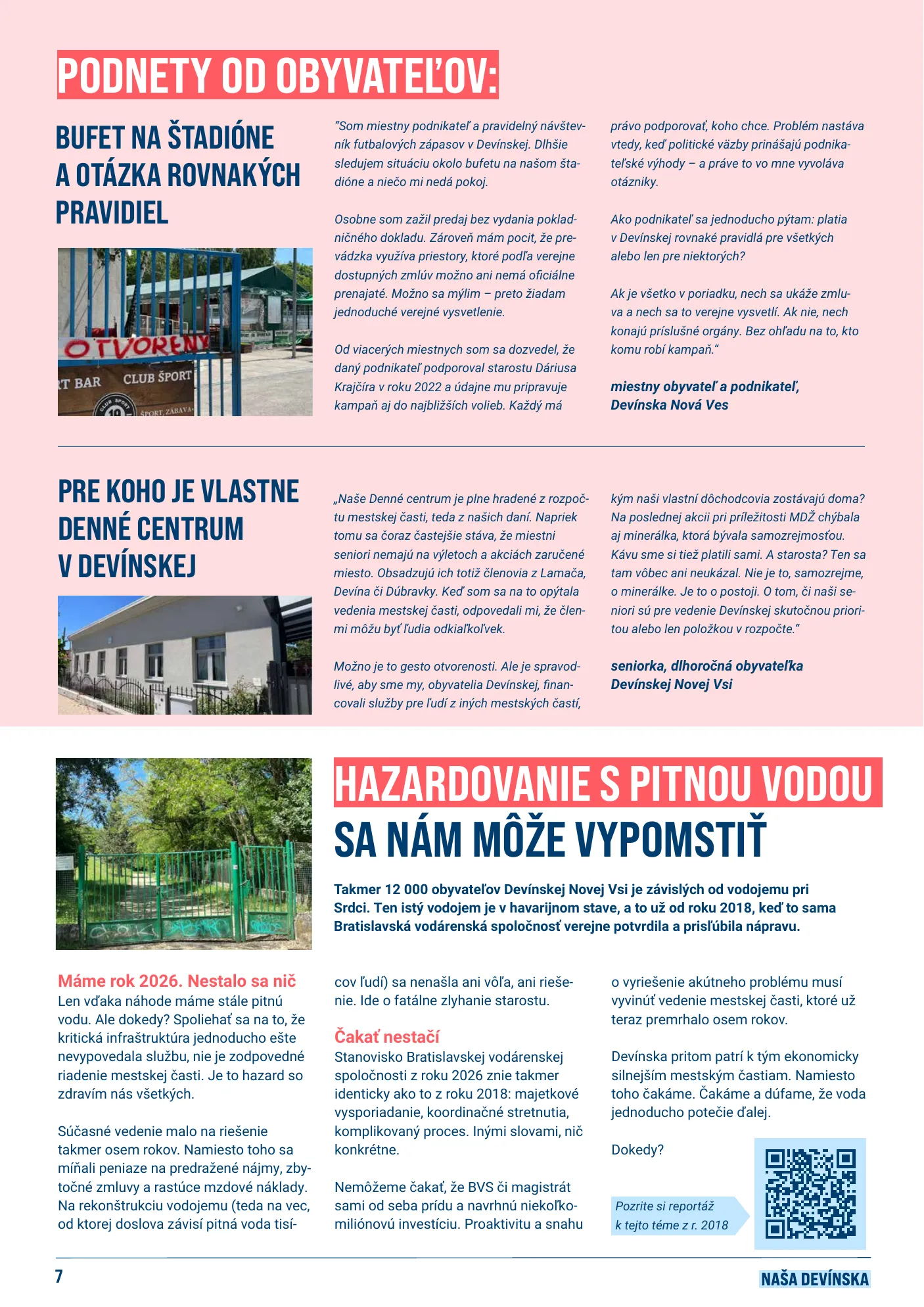 Časopis Naša Devínska, strana 7