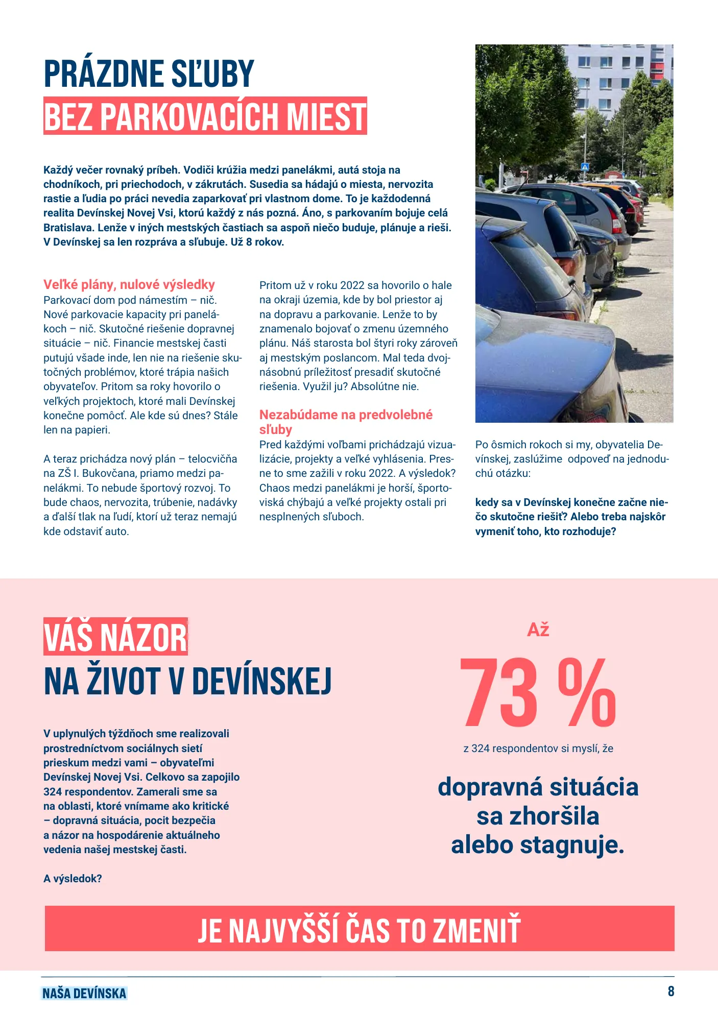 Časopis Naša Devínska, strana 8