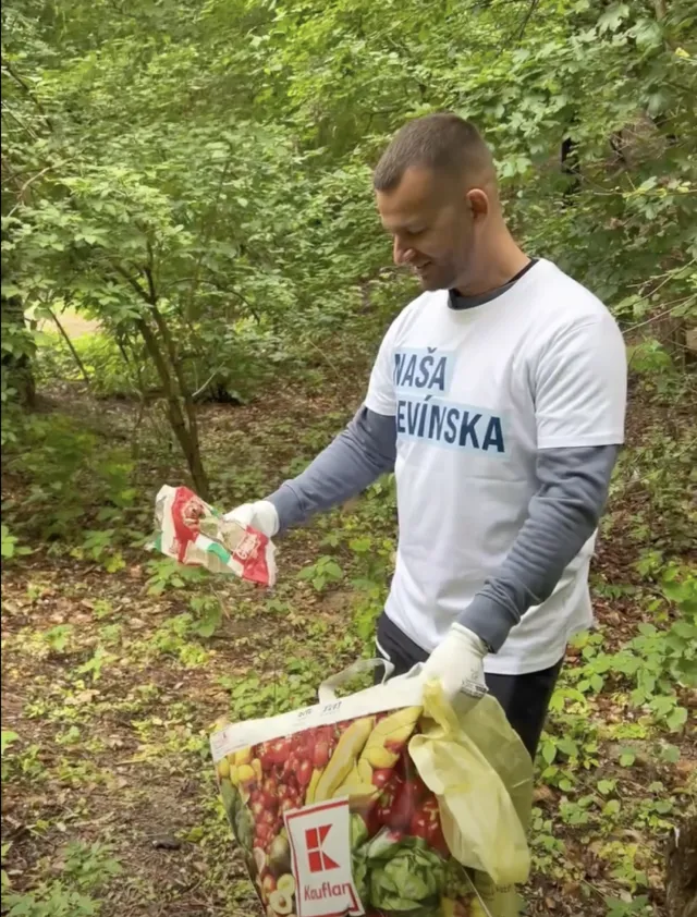 Čistenie voľnočasového areálu Srdce